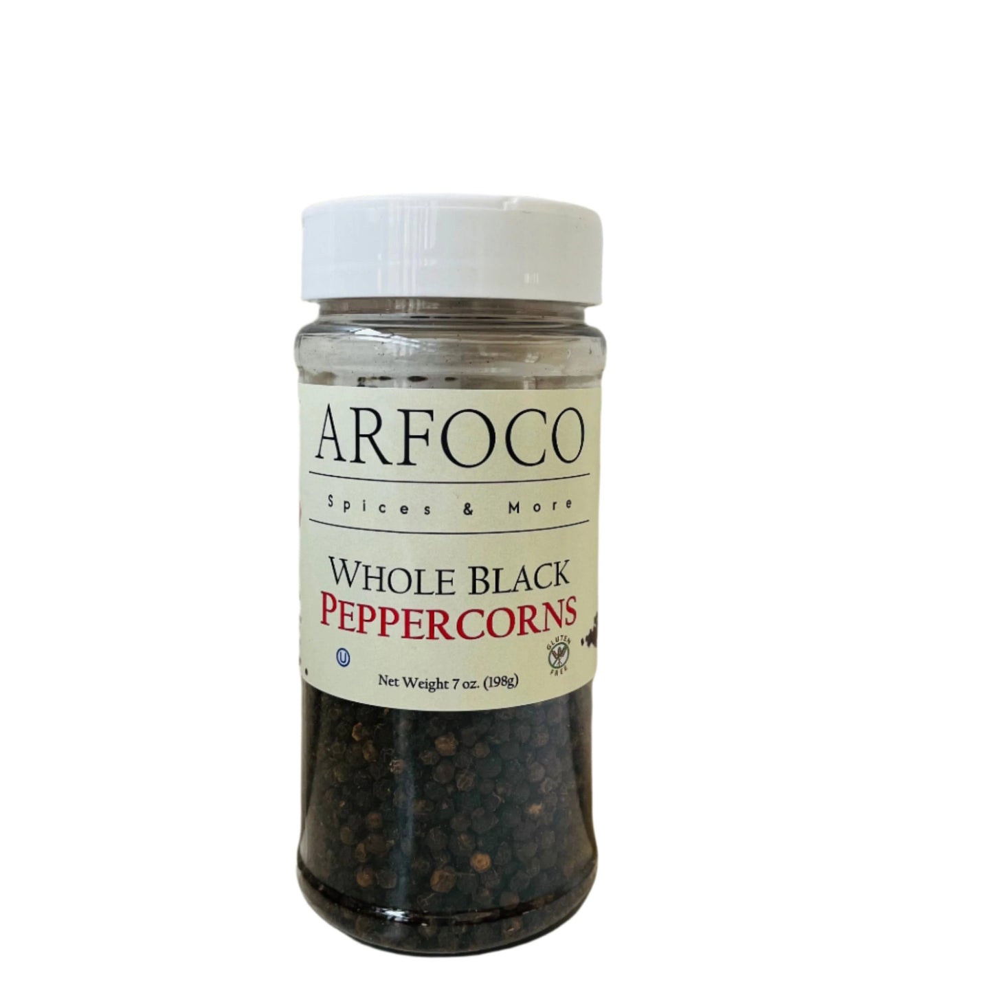Peppercorn, Whole Black, 7 oz (198 g)