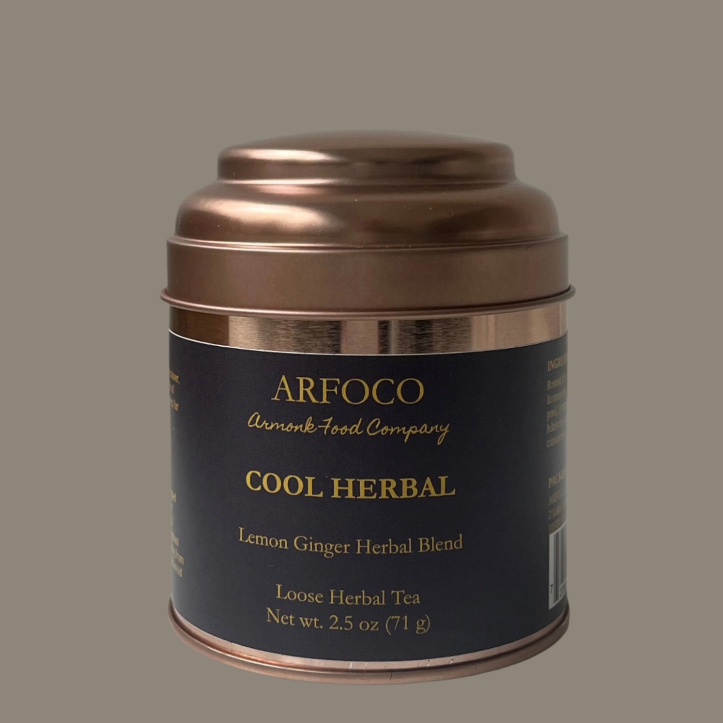 ARFOCO - Cool Herbal Tea - Lemon Ginger - Loose Leaf (2.5 Oz)