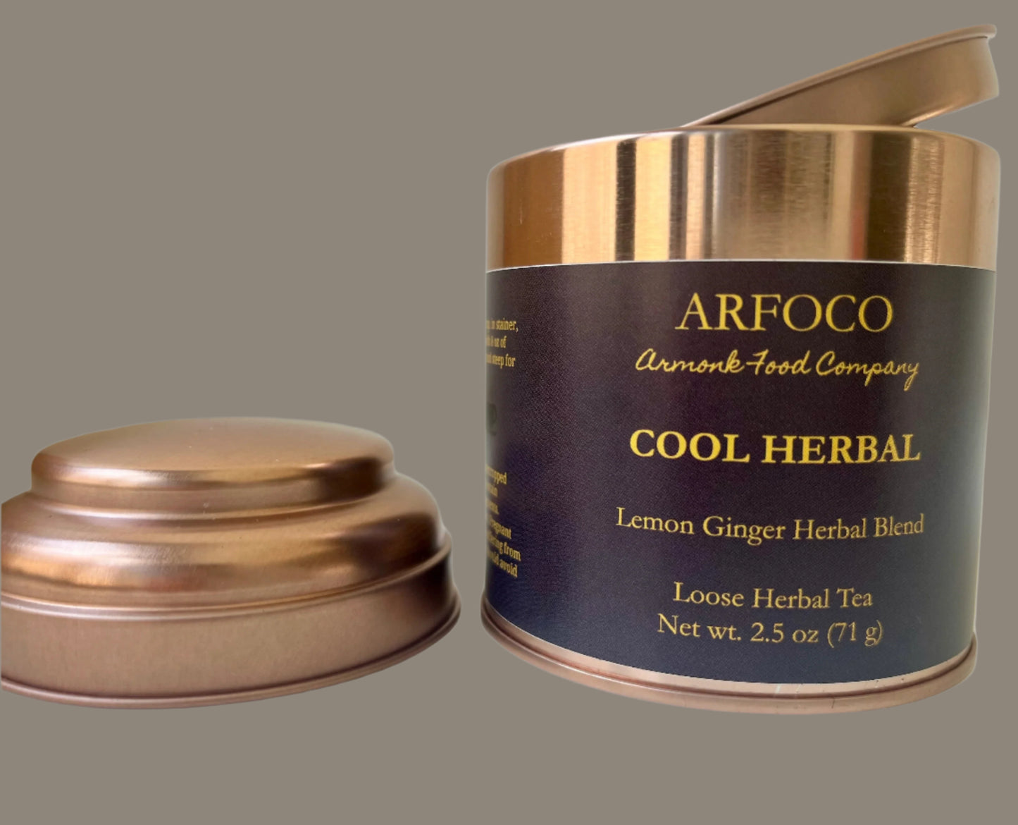 ARFOCO - Cool Herbal Tea - Lemon Ginger - Loose Leaf (2.5 Oz)