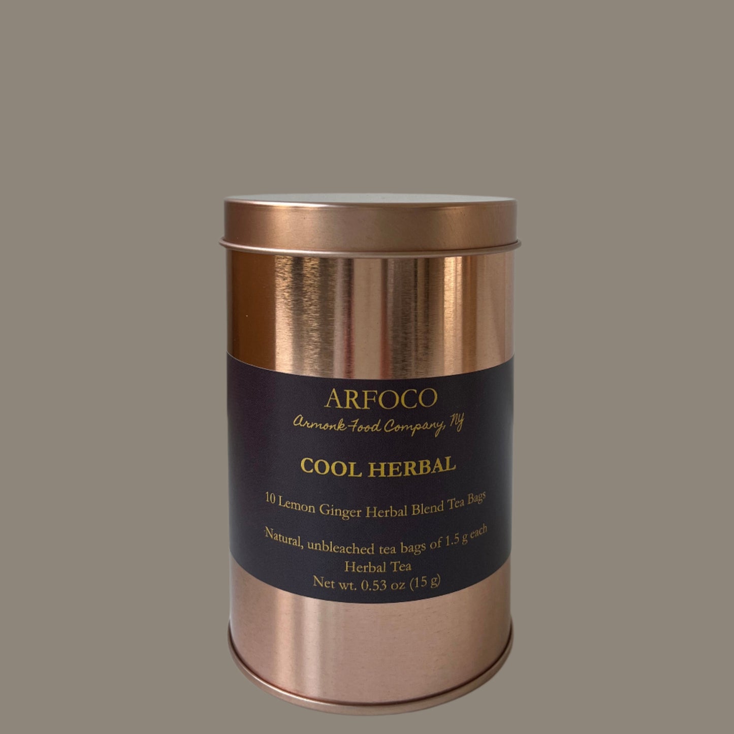 ARFOCO - Cool Herbal Tea - Lemon Ginger - Loose Leaf (2.5 Oz)