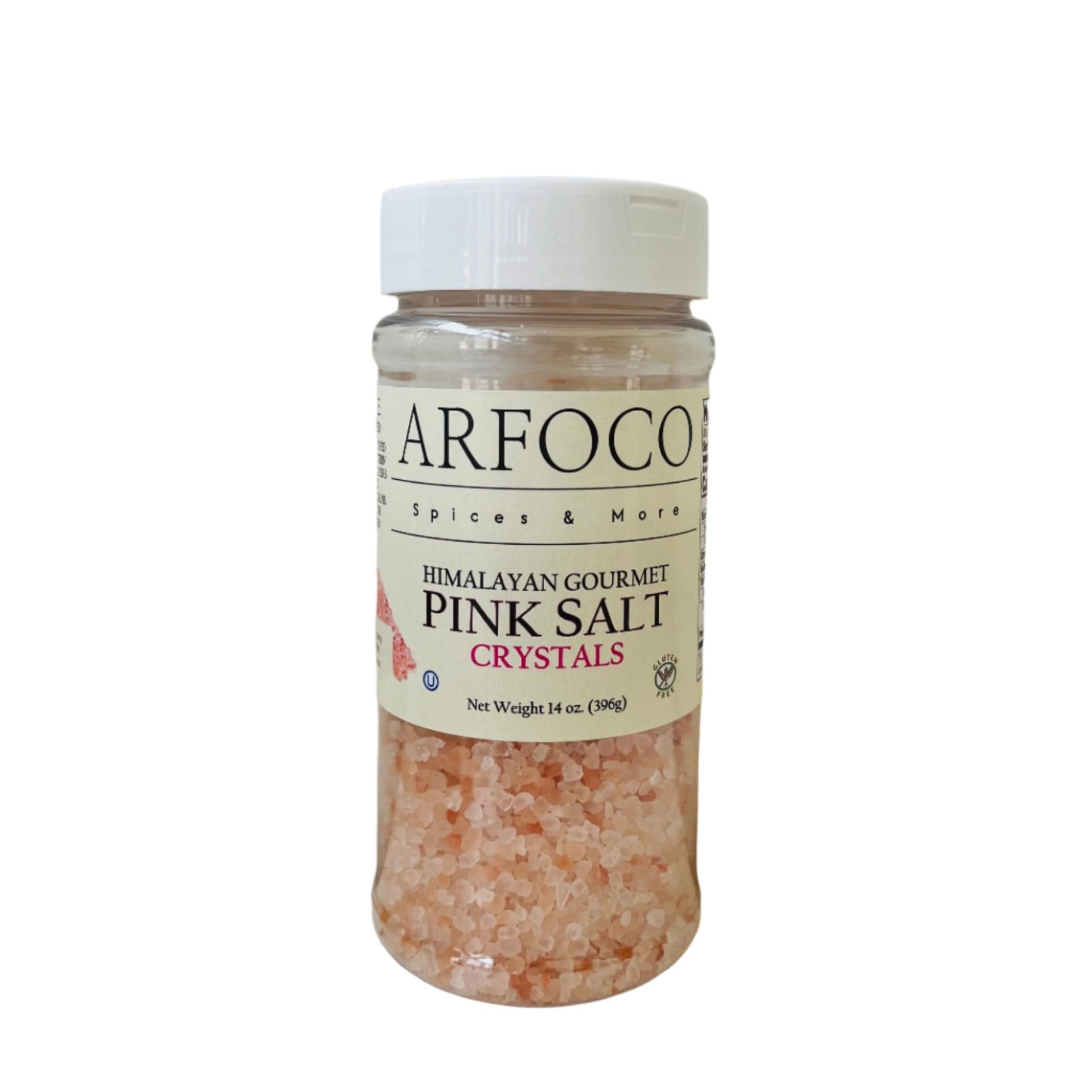Pink Salt, Himalayan Pink Salt Crystals, 14 oz (396 g)